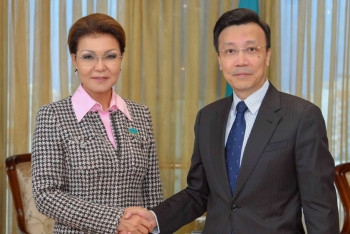 Фотография к новости: Дарига Назарбаева приняла посла Китая