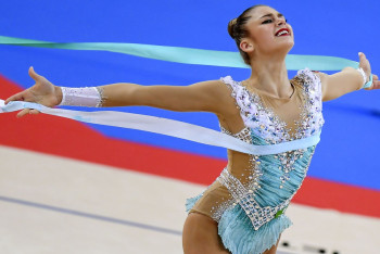 Фотография к новости: Гимнастка завоевала "золото" на ЧМ, выступив под песню Димаша Кудайбергена