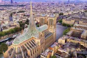 Фотография к новости: Для Нотр-Дама придумали крышу с подогревом