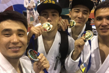 Фотография к новости: Казахстанцы завоевали золотые медали на Кубке Мира по джиу-джитсу в Таиланде