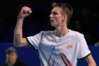 Фотография к новости: Александр Бублик пробился в финал теннисного турнира в Монтеррее