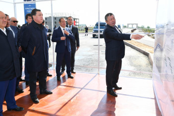 Фотография к новости: Мамин: стройка в Туркестане должна вестись в круглосуточном режиме 