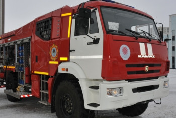 Фотография к новости: В столице из горящей квартиры спасены женщина и четверо детей