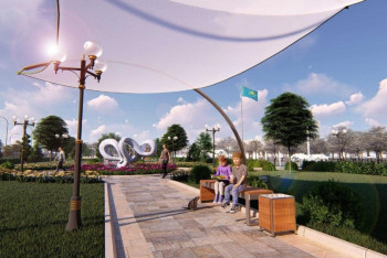 Фотография к новости: В Туркестане появятся десять парков и скверов