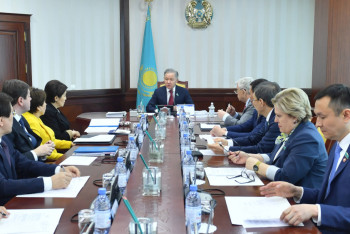 Фотография к новости: Нурлан Нигматулин провел заседание Бюро Мажилиса