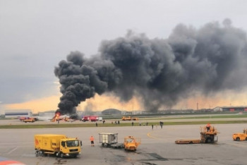 Фотография к новости: Опубликована аудиозапись переговоров с пилотами сгоревшего SSJ 100