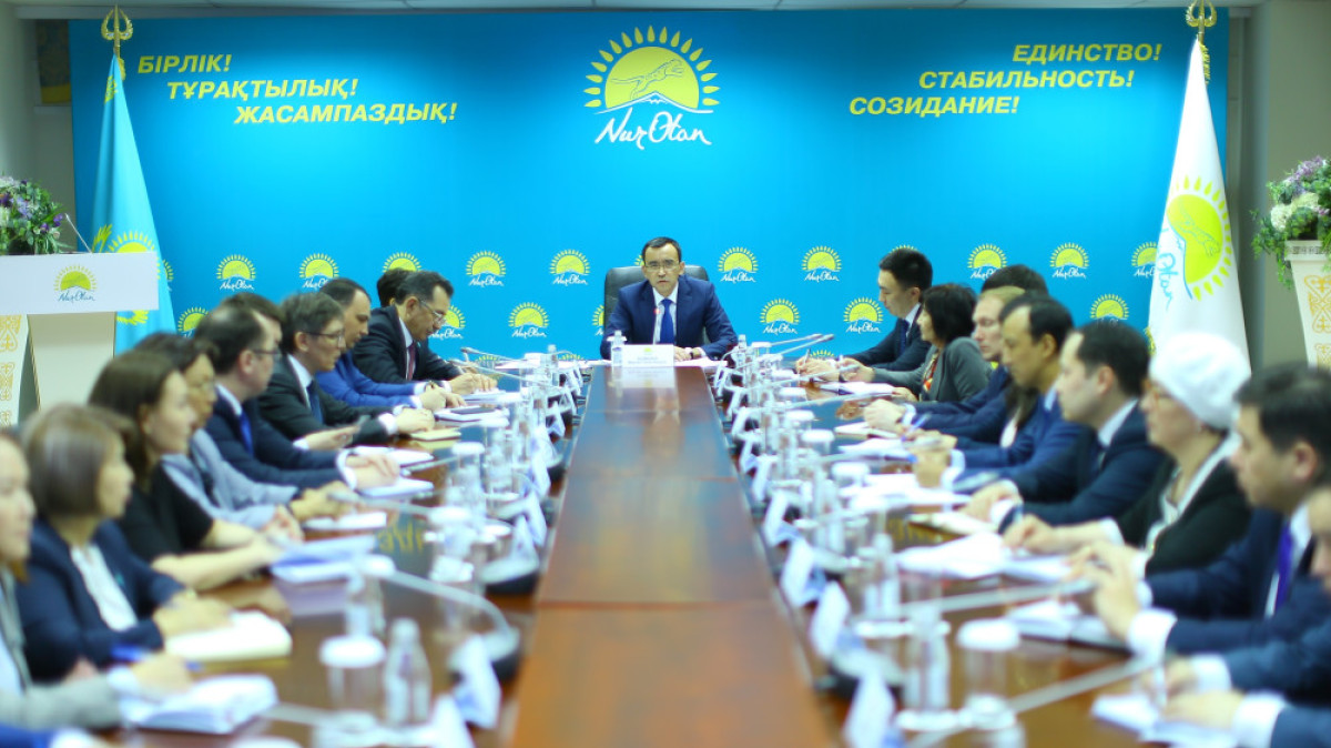  пресс-службы партии Nur Otan