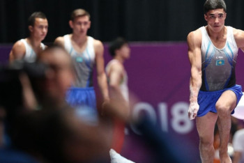 Фотография к новости: В Алматы определились победители спартакиады РК по спортивной гимнастике