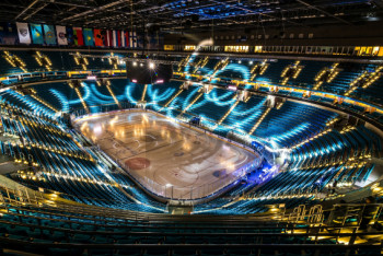 Фотография к новости: Лазерное шоу увидят болельщики на открытии ЧМ по хоккею 2019 