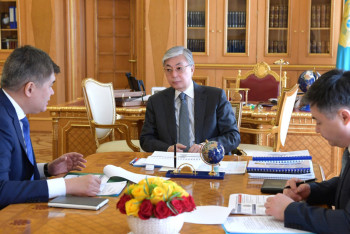 Фотография к новости: Касым-Жомарт Токаев принял министра здравоохранения Елжана Биртанова