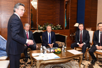 Фотография к новости: Назарбаев ознакомился с дальнейшими планами развития столицы