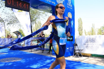 Фотография к новости: 68 профессионалов выступили на этапе Кубка Казахстана по триатлону