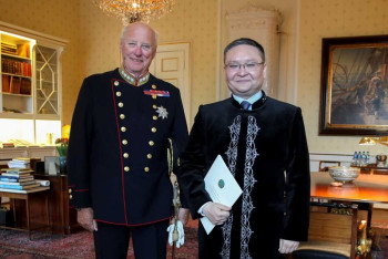 Фотография к новости: Посол Казахстана вручил верительные грамоты Королю Норвегии