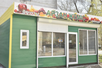 Фотография к новости: В Актобе появились новые точки продаж – уличные павильоны