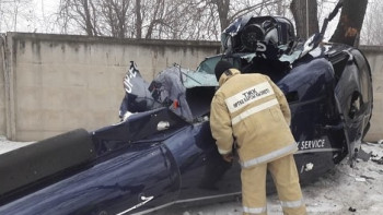 Фотография к новости: Названы возможные версии падения вертолета в Алматы 