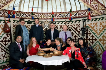 Фотография к новости: Иностранные журналисты и блогеры знакомятся с культурой Казахстана 