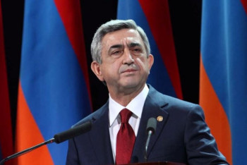 Фотография к новости: Саргсян получил телеграмму от Назарбаева 