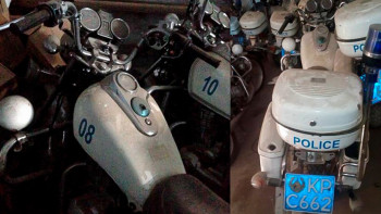 Фотография к новости: Старые полицейские мотоциклы выставлены на продажу 