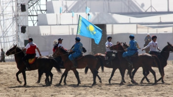 Фотография к новости: Грозившаяся сняться с игр кочевников сборная Казахстана по кокпару стартовала с победы