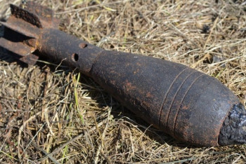 Фотография к новости: Артиллерийский снаряд времён гражданской войны найден в ЗКО