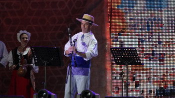 Фотография к новости: Фестиваль фольклорной музыки "Жезкиік" в Карагандинской области собрал представителей трёх континентов