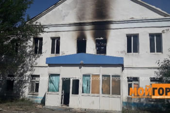 Фотография к новости: Здание колледжа горело в Атырау