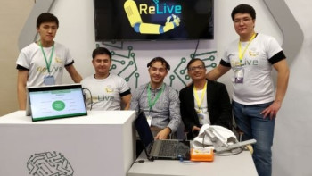 Фотография к новости: Экзоскелет руки для реабилитации пациентов после инсульта разработали учёные Астаны