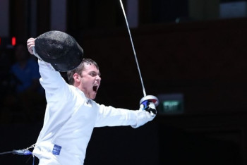 Фотография к новости: Казахстанский шпажист Алексанин поднялся на третью строчку в мировом рейтинге 