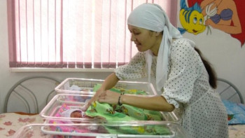 Фотография к новости: Первая тройня появилась на свет в Туркестанской области