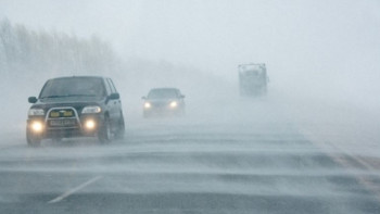 Фотография к новости: Штормовое предупреждение объявлено в трех областях РК