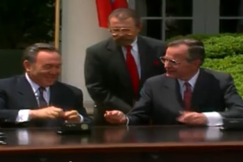 Фотография к новости: Видео первого визита Назарбаева в США появилось в Интернете