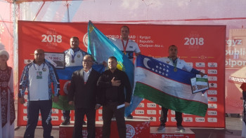 Фотография к новости: Акмолинский армрестлер стал чемпионом Всемирных игр кочевников