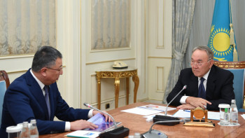 Фотография к новости: Глава государства принял акима Туркестанской области 