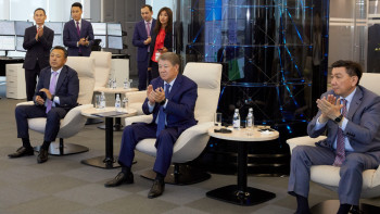 Фотография к новости: Новое диспетчерское управление "КазТрансОйла" открыли в Астане