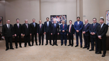 Фотография к новости: Министр иностранных дел РК обсудил планы сотрудничества с послами арабских стран