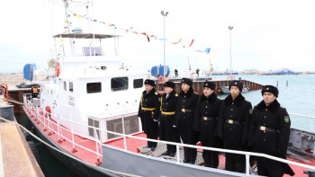 Фотография к новости: Военно-морским кораблям дали имена двух казахстанских батыров 