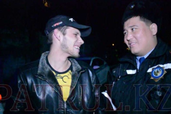 Фотография к новости: Пьяный водитель решил сыграть в "догонялки" с алматинскими полицейскими 