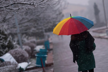 Фотография к новости: Казгидромет скорректировал прогноз: вместо оттепели неустойчивая погода с осадками