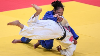 Фотография к новости: Казахстанская дзюдоистка принесла стране бронзовую медаль на Азиаде-2018