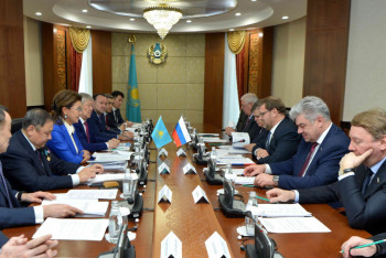 Фотография к новости: Парламентарии Казахстана и России обсудили вопросы международной безопасности