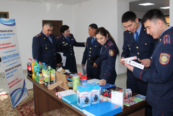 Фотография к новости: Магазин честности открыли в департаменте полиции Кызылординской области 