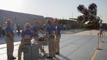 Фотография к новости: Байконур готовят к интенсивному запуску спутников OneWeb 