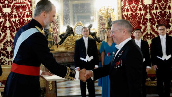 Фотография к новости: Посол Казахстана вручил верительные грамоты королю Испании