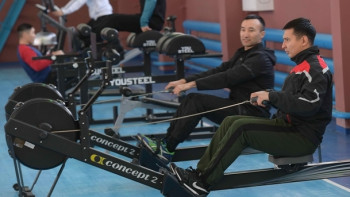 Фотография к новости: Обновлённый спорткомплекс для полицейских и спасателей открыли в Павлодаре