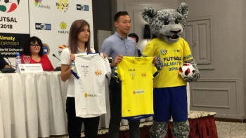 Фотография к новости: Спортсмены из 16 стран поборются за кубок Чемпионата мира по футзалу в Алматы