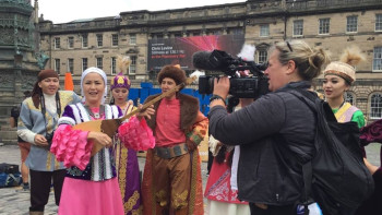 Фотография к новости: Постановку "Акбаян" представят в Шотландии артисты из Кызылорды 