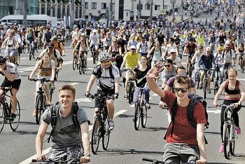 Фотография к новости: "Большая белка" станет финишем для участников велопробега в Алматы 