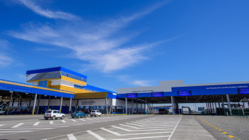 Фотография к новости: Сагинтаев проверил работу пропускного пункта "Нұр жолы" и посетил "Хоргос"