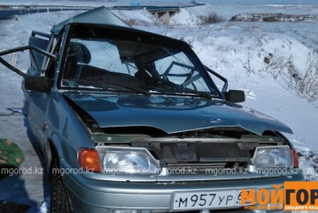 Фотография к новости: ДТП в ЗКО: Полицейский находится в тяжелом состоянии