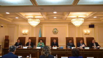 Фотография к новости: Состоялось заседание Конституционного Совета по обращению Президента РК